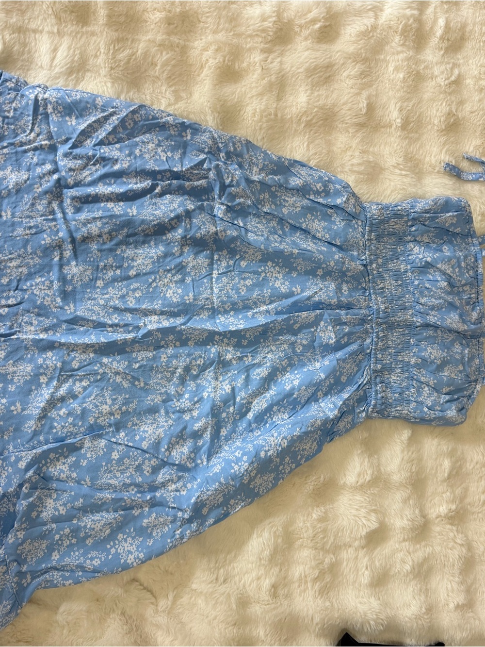 RSQ Light Blue Floral Midi Dress